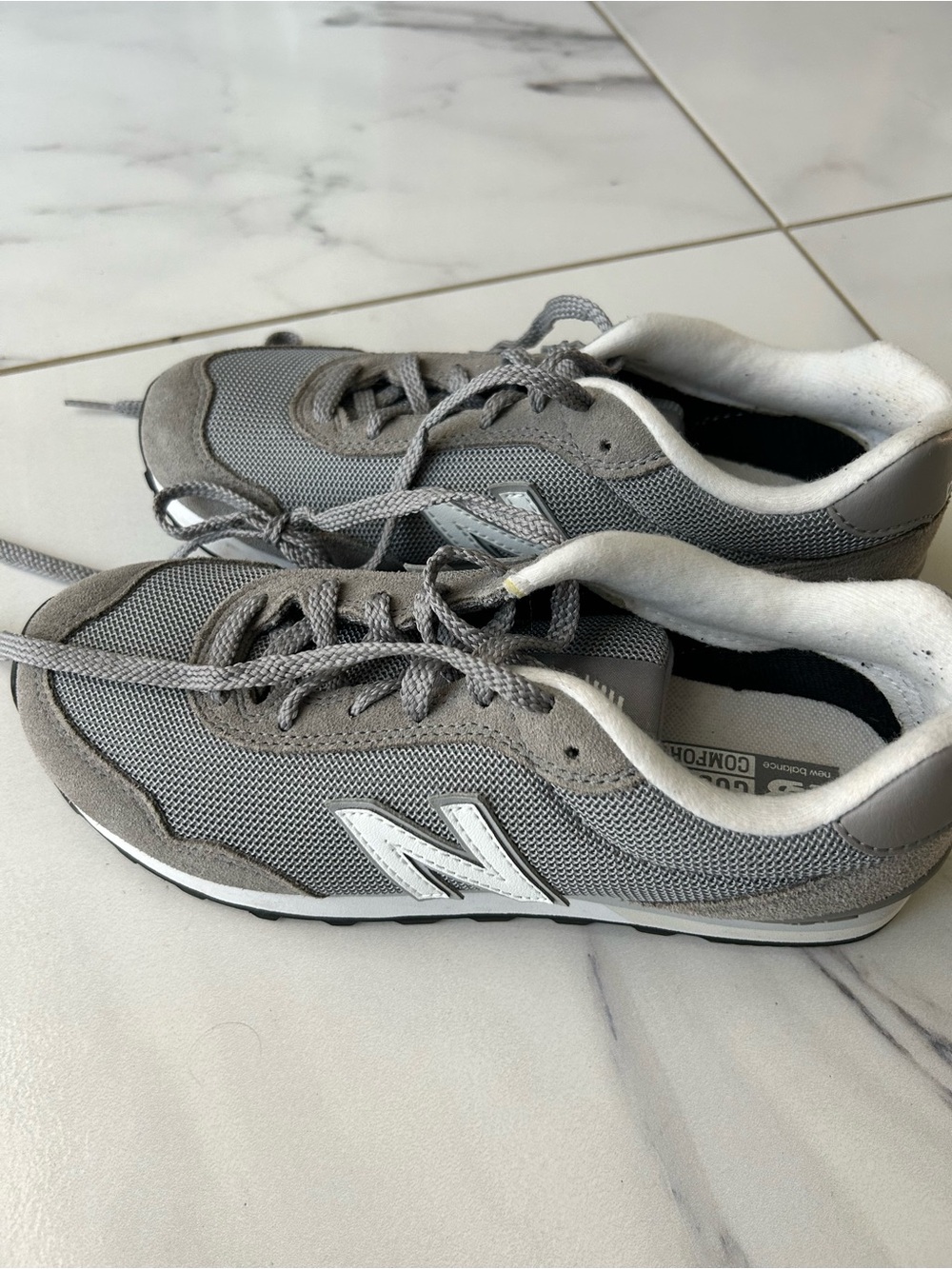 New Balance Gray White Shoes Sneakers W7
